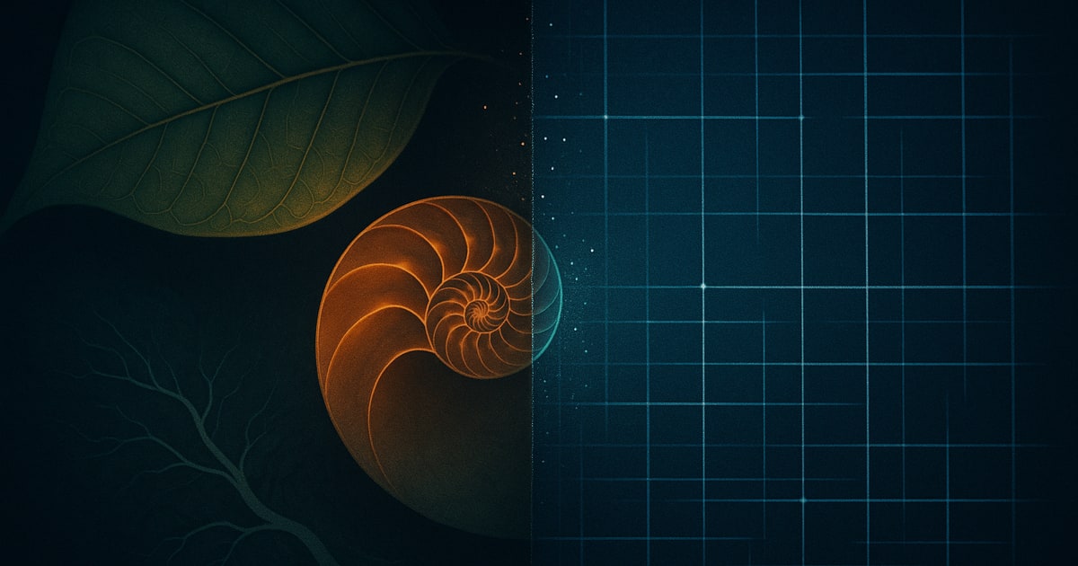 Why Nature Curves and Machines Square